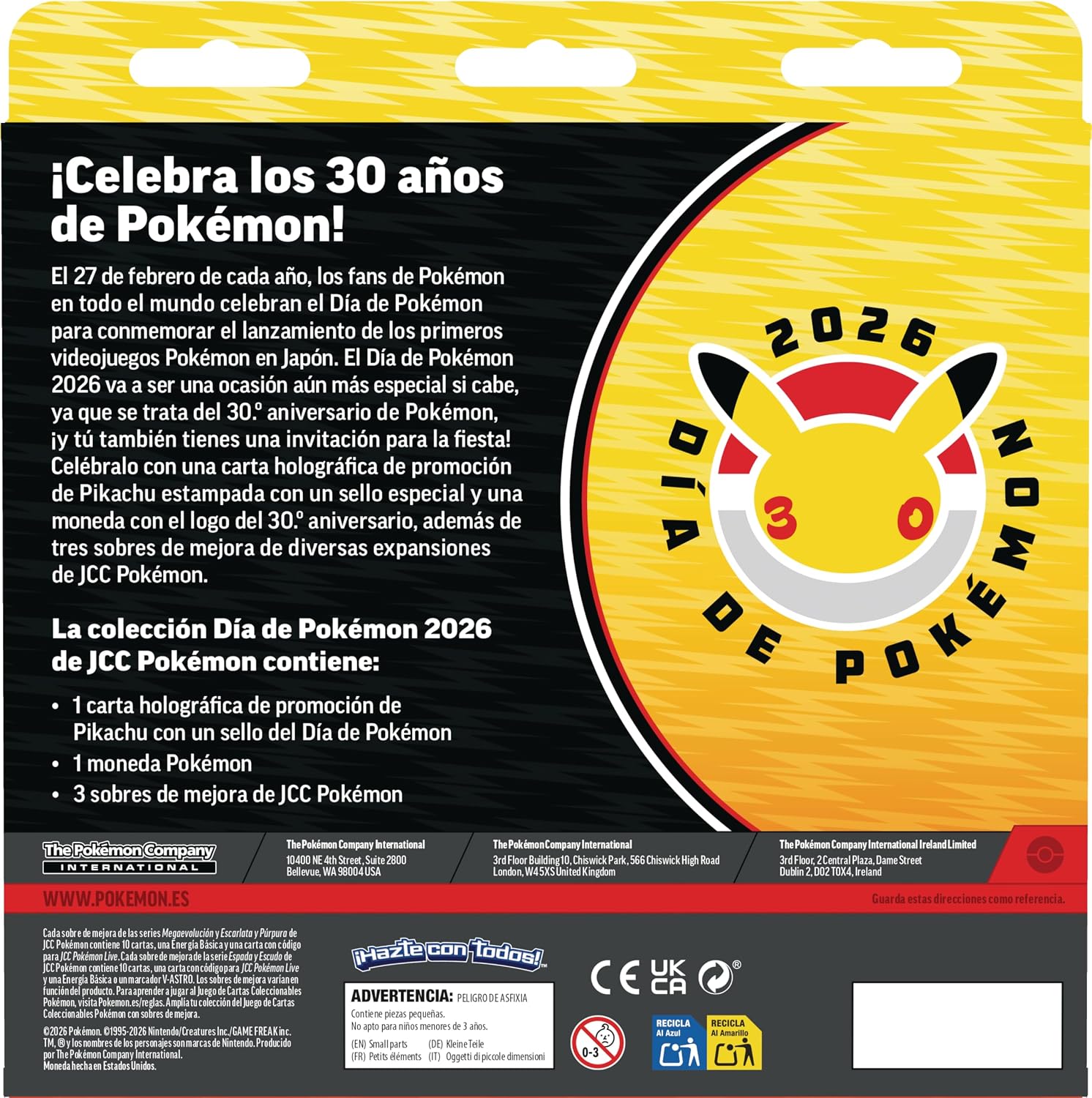 Pokémon TCG Colección del Día de Pokémon 2026 (Español) — vista 2