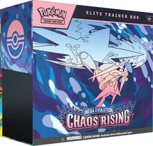 Pokémon TCG Mega Evolution — Chaos Rising Elite Trainer Box (ETB, Inglés) — producto sellado