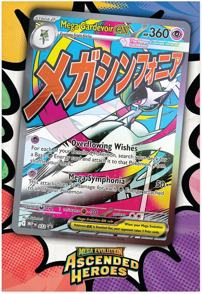 Pokémon TCG Mega Evolution — Ascended Heroes Premium Poster Collection — Mega Gardevoir (Inglés) — vista 3