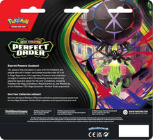 Pokémon TCG Mega Evolution — Perfect Order Three-Booster Blister (Inglés) — vista 2