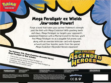 Pokémon TCG Mega Evolution — Ascended Heroes Mega Feraligatr ex Box (Inglés) — vista 2