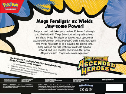 Pokémon TCG: Mega Evolution — Ascended Heroes Mega Feraligatr ex Box