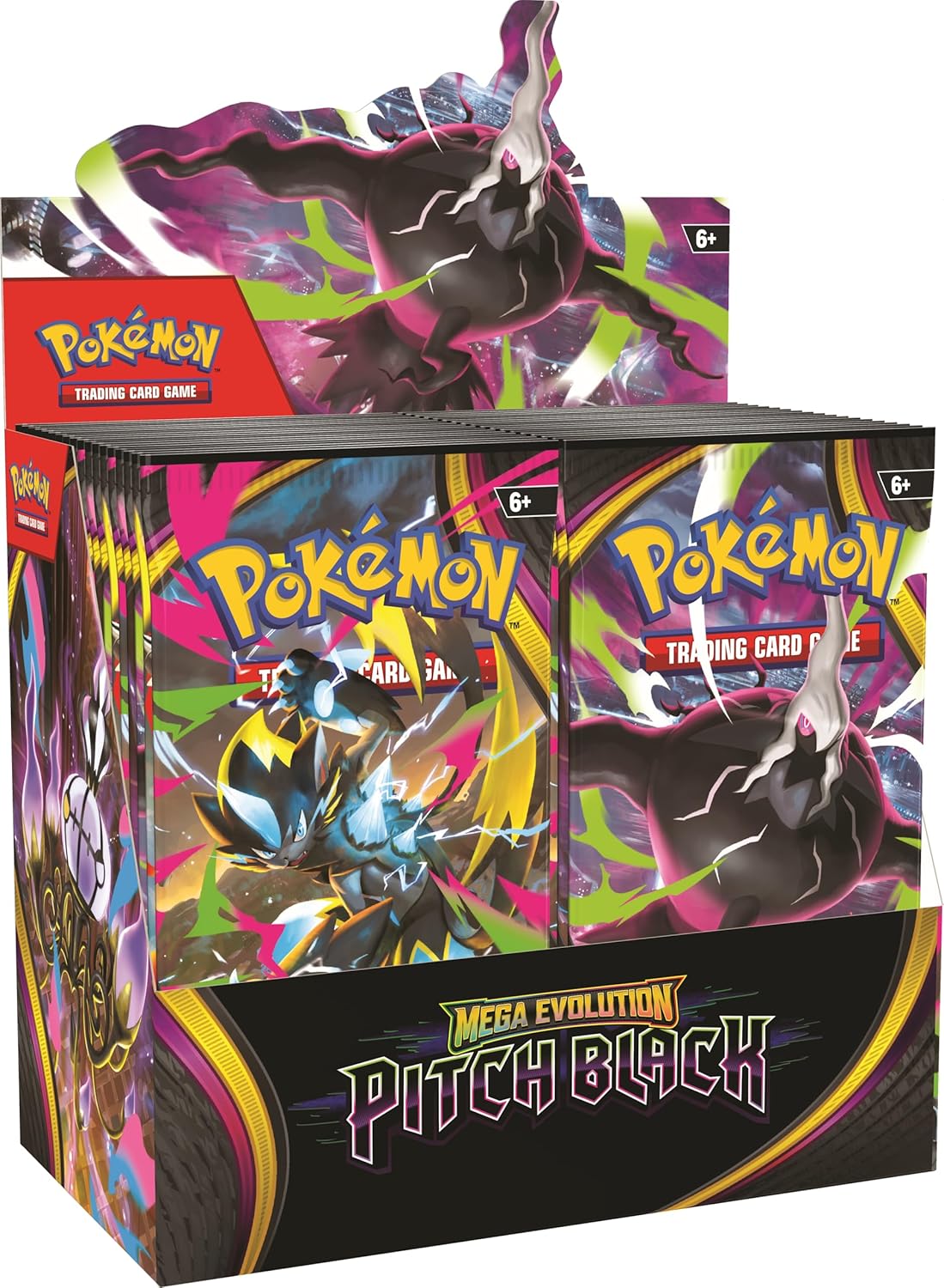 Pokémon TCG Mega Evolution — Pitch Black Booster Box (Inglés) — producto sellado