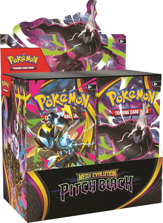 Pokémon TCG Mega Evolution — Pitch Black Booster Box (Inglés) — producto sellado