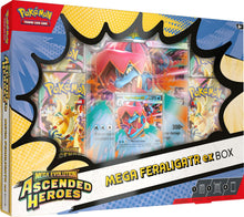 Pokémon TCG Mega Evolution — Ascended Heroes Mega Feraligatr ex Box (Inglés) — producto sellado