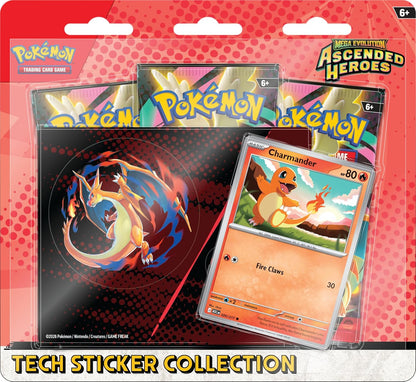 Pokémon TCG Mega Evolución — Héroes Ascendidos Tech Sticker Collection (Español) — vista 4