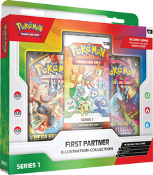 Pokémon TCG First Partner Illustration Collection — Series 1 — 30th Anniversary (Inglés) — producto sellado