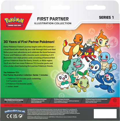 Pokémon TCG: First Partner Illustration Collection – Series 1 – 30th Anniversary