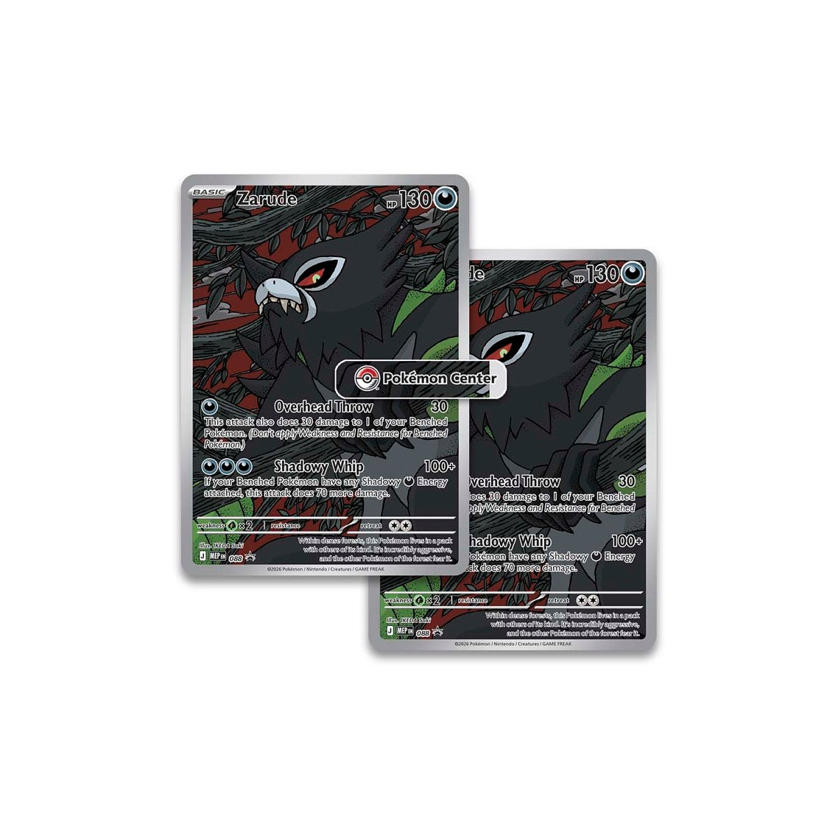 Contenido de la Pokémon Center ETB de Mega Evolution Pitch Black
