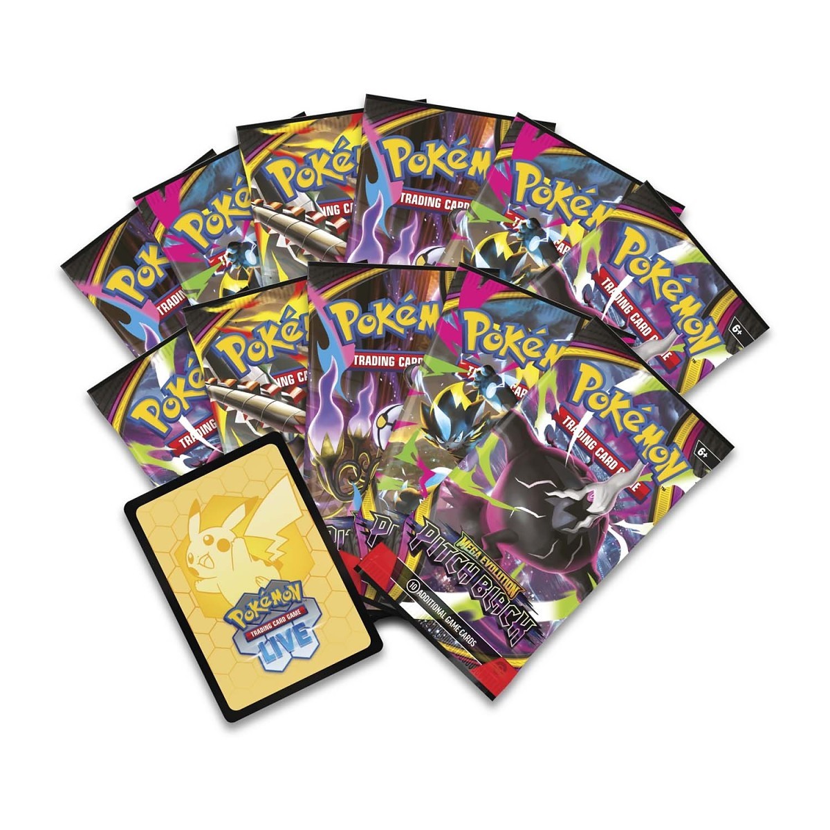 Accesorios y cartas promo de Zarude de la Pitch Black Pokémon Center ETB