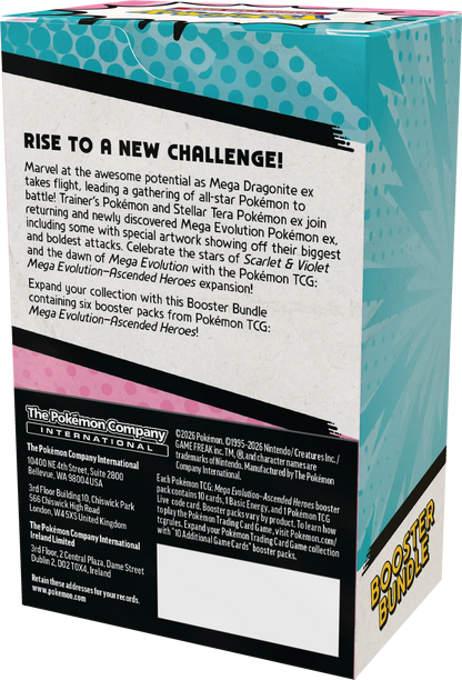 Pokémon TCG Mega Evolución — Ascenso Heroico Booster Bundle (Español) — vista 3