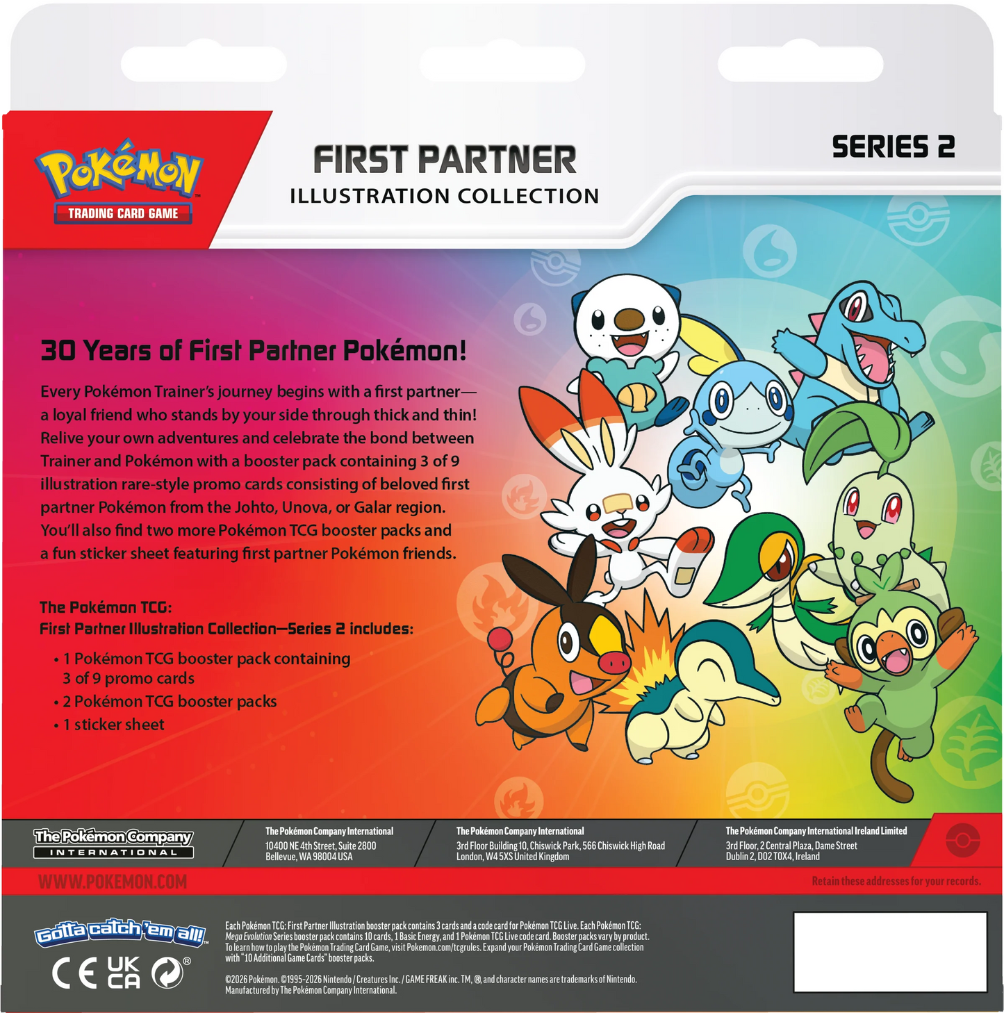 Pokémon TCG First Partner Illustration Collection — Series 2 — 30th Anniversary (Inglés) — vista 3