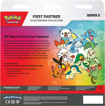 Pokémon TCG First Partner Illustration Collection — Series 2 — 30th Anniversary (Inglés) — vista 3