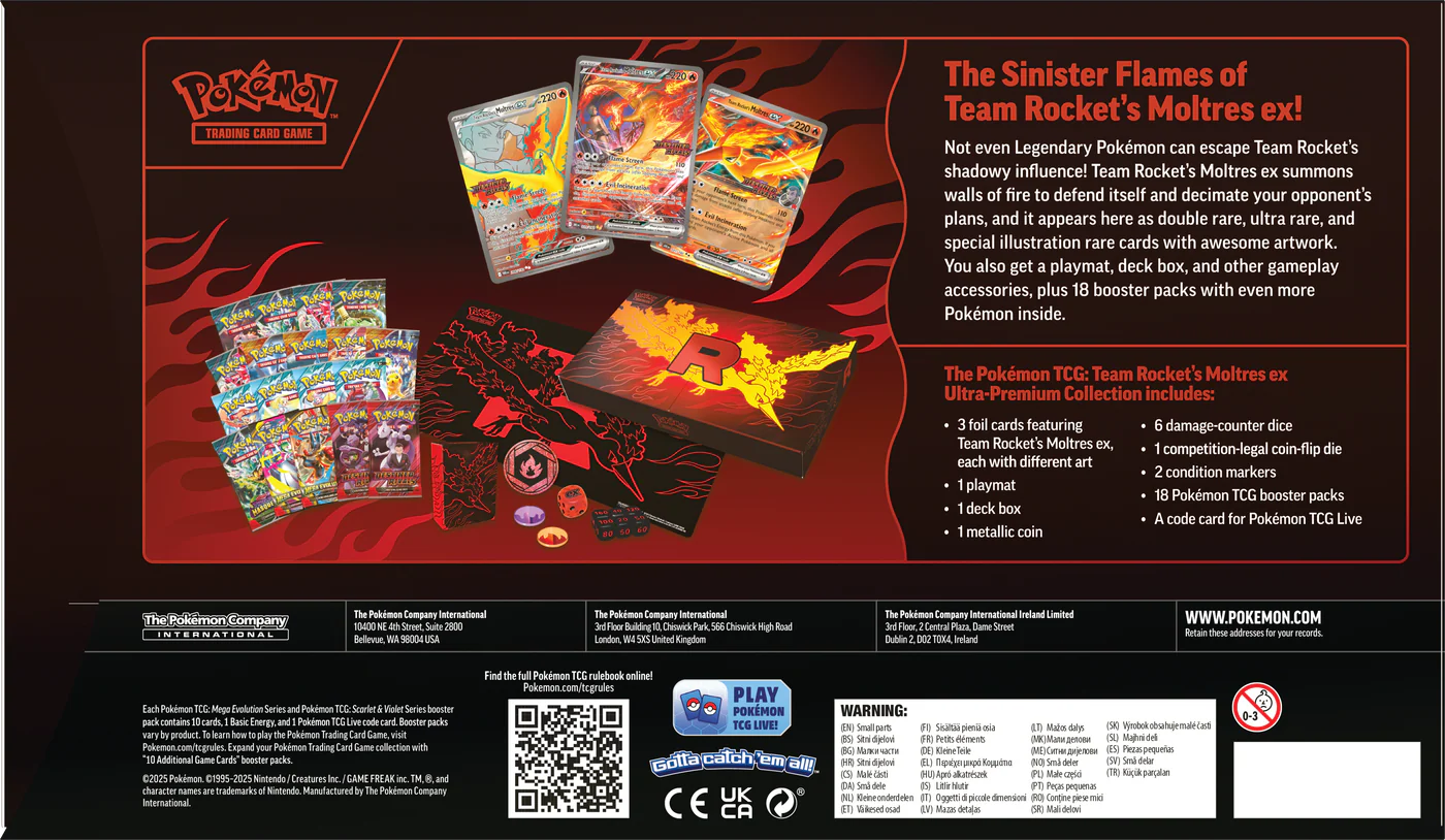 Pokémon TCG: Team Rocket’s Moltres ex Ultra-Premium Collection