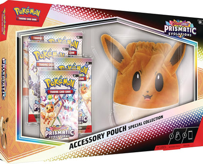 Pokémon trading card game accessory pouch with plush toy and cards