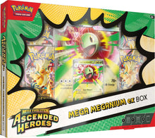 Pokémon TCG Mega Evolution — Ascended Heroes Mega Meganium ex Box (Inglés) — producto sellado