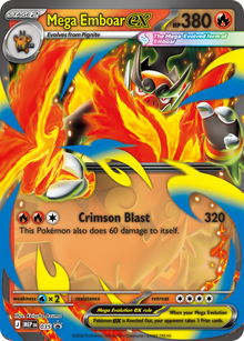 Pokémon TCG Mega Evolution — Ascended Heroes Mega Emboar ex Box (Inglés) — vista 2